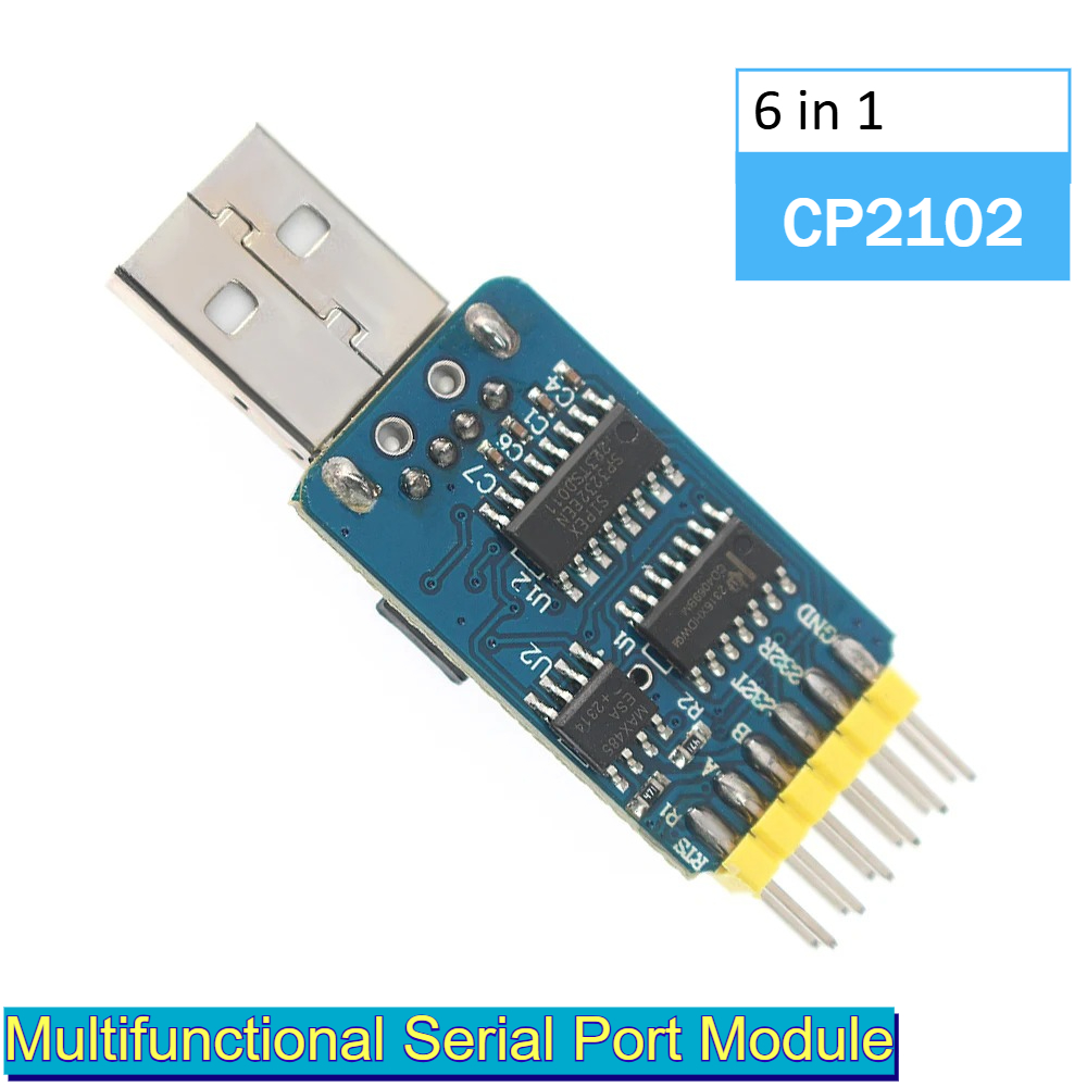Level Shifter 3.3V - Adaptador serie USB 6 en 1
