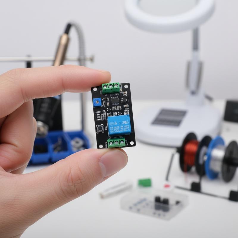 Home Automation Industry - Relé Temporizador de Retardo con Bloqueo