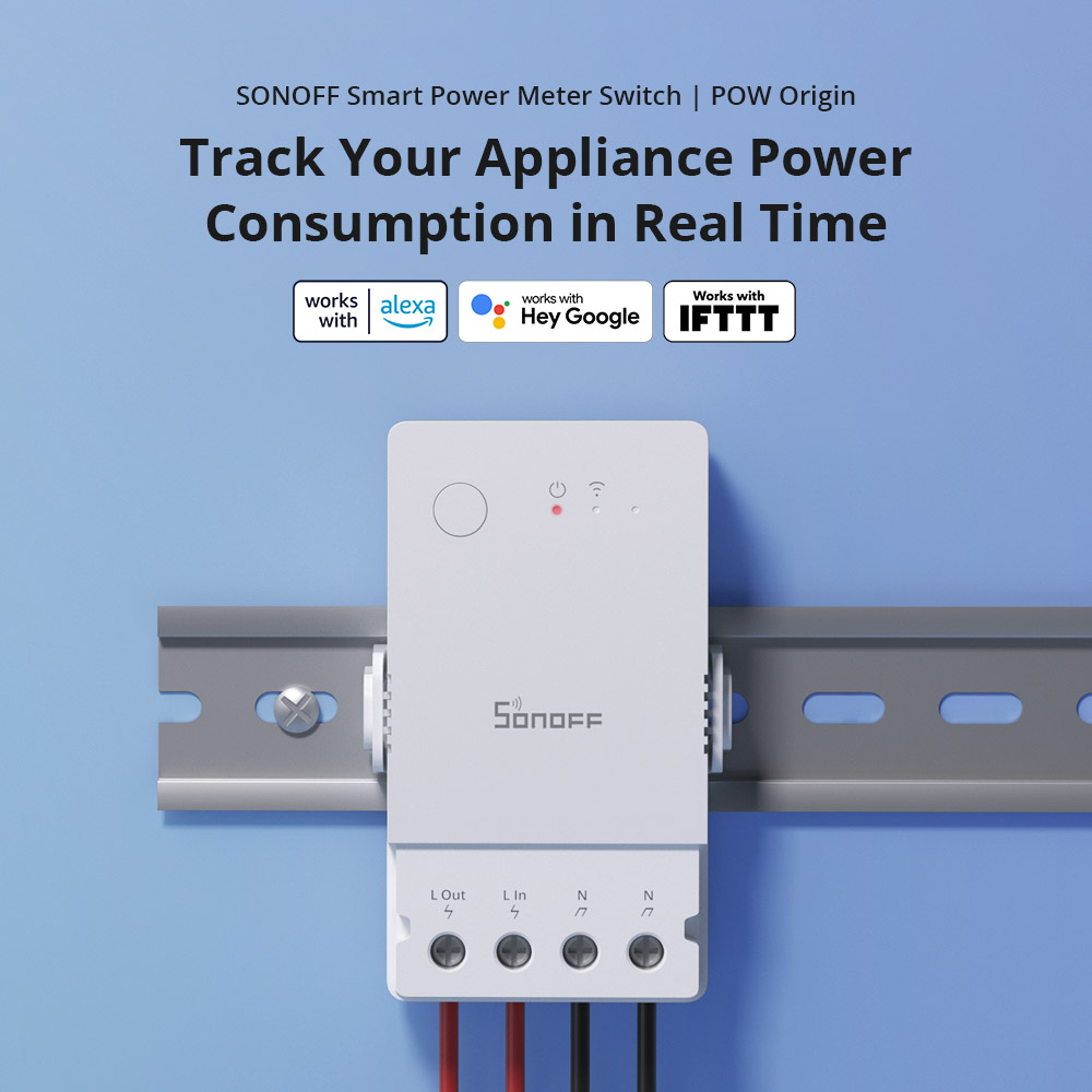 Sonoff Basic Switch - 1-6 Uds SONOFF POW Origin Powr316