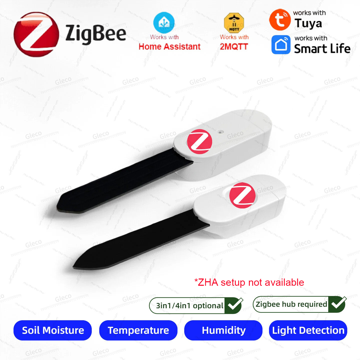 Home Automation Technology - Sensor de humedad del suelo Zigbee,