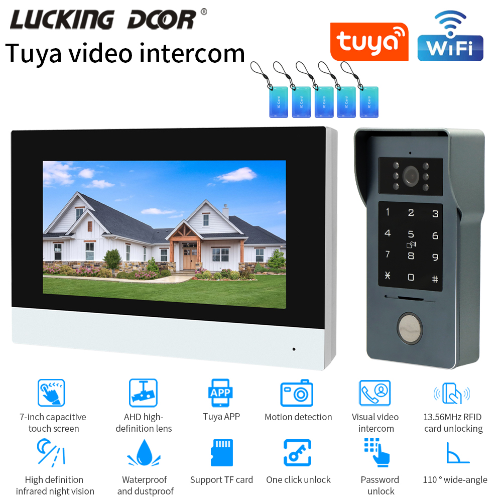Smart Doorbell Wired - Kits de videoportero Tuya Wifi de