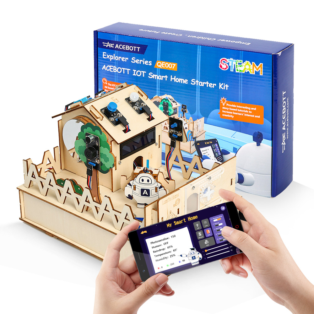 Home Automation Diy Projects - ACEBOTT-Kit de casa inteligente para Arduino,