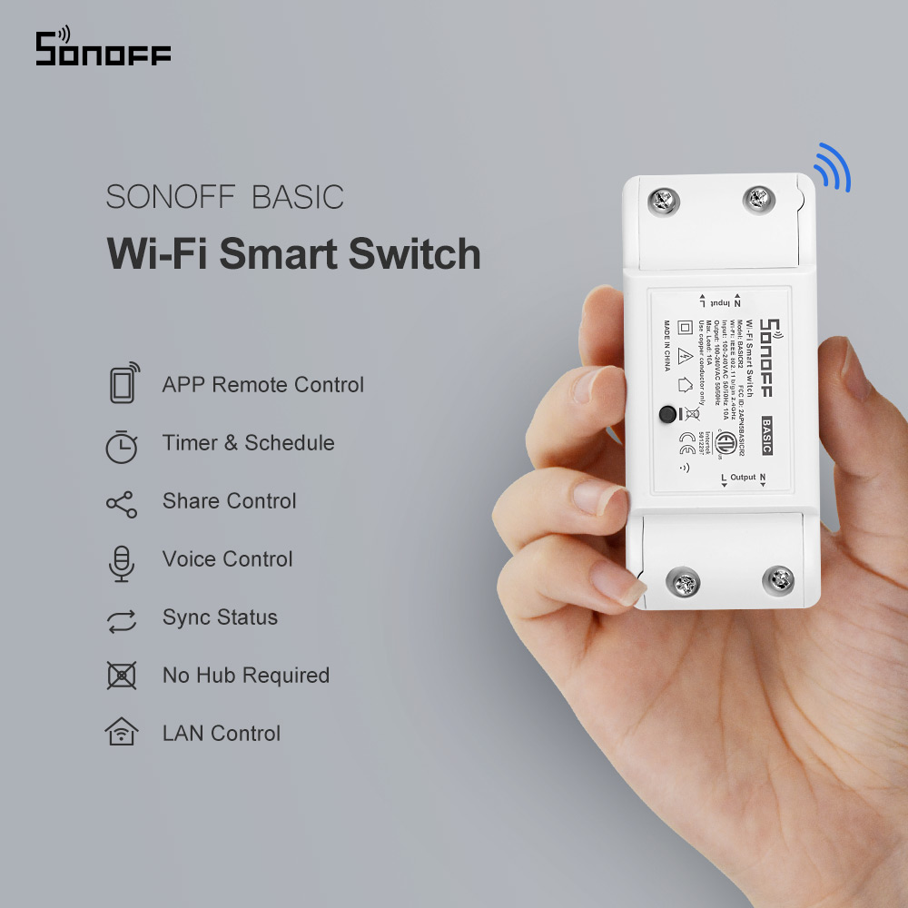 Itead SONOFF Basic R2 Mini mód - Sonoff Basic Switch reseña y precio