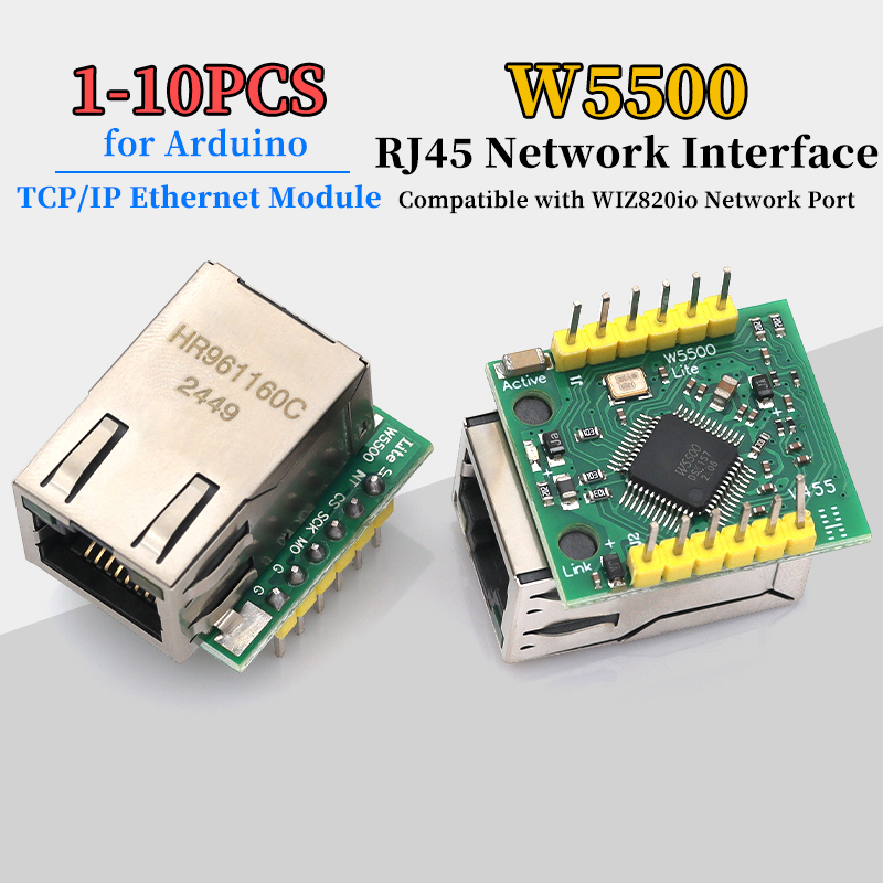 Módulo Ethernet TCP/IP W5500,  - Ethernet Module W5500 reseña y precio