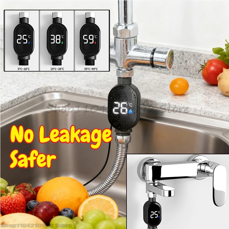 Termómetro de ducha de agua pa - Home Automation Industry reseña y precio