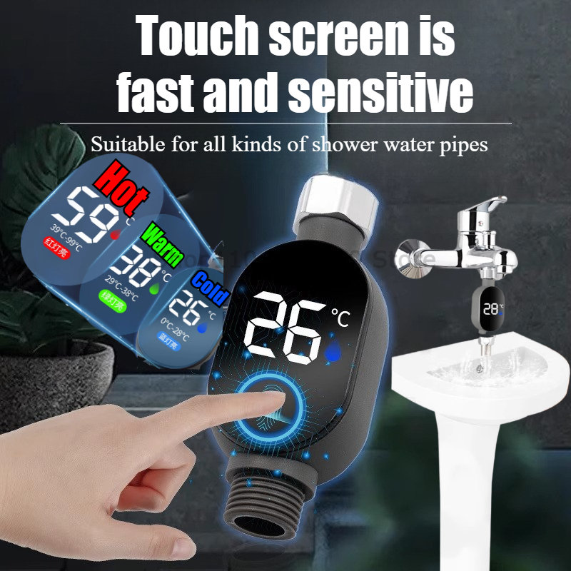 Termómetro de ducha de agua pa - Home Automation Industry reseña y precio