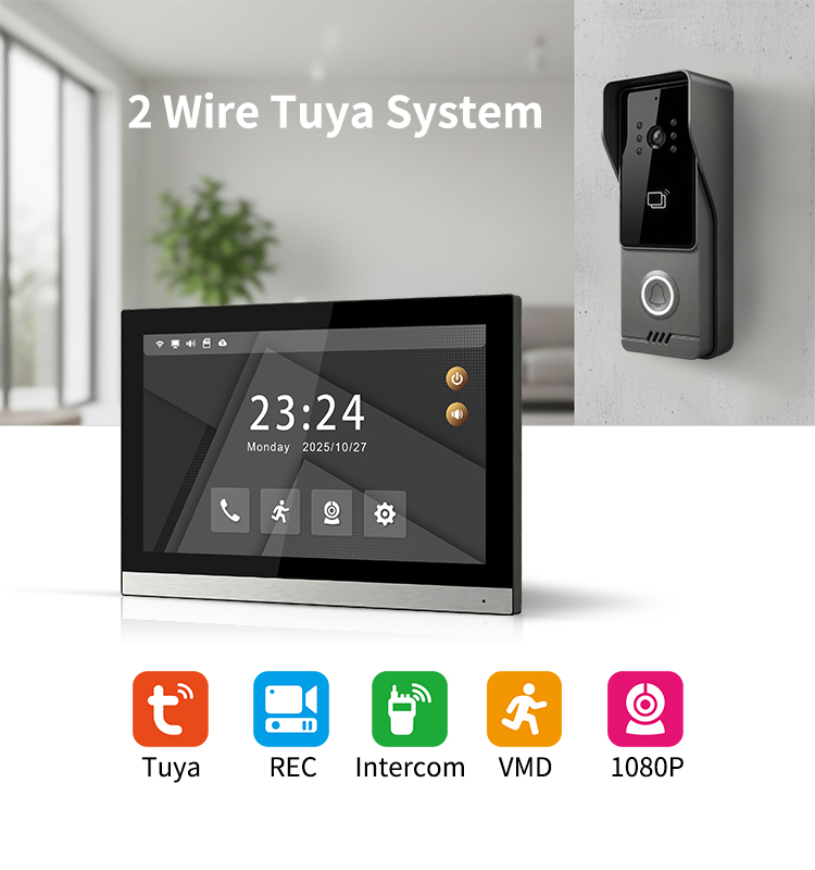 Sistema de Videoportero de 2 C - Smart Doorbell Wired reseña y precio