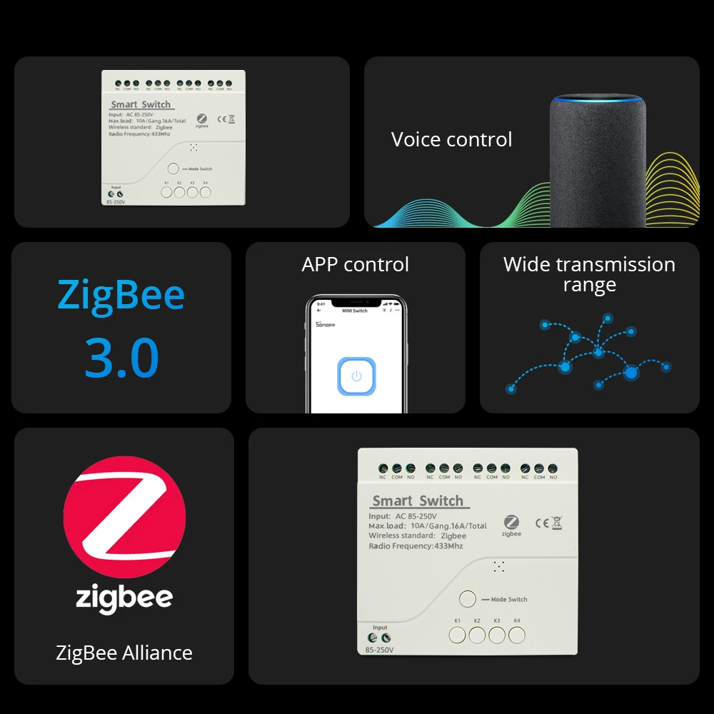 Módulo de relé ZigBee de 1 can - Home Automation Technology reseña y precio