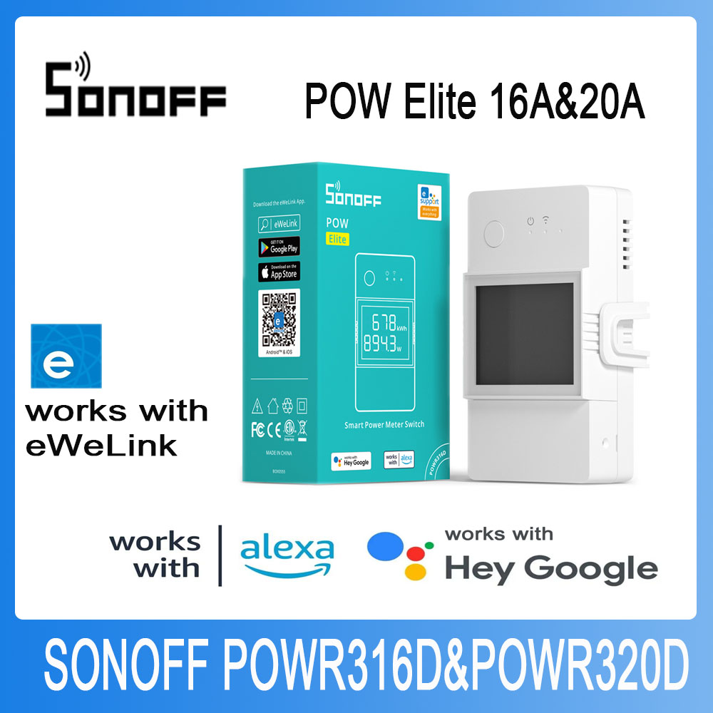 SONOFF Pow Elite medidor de po - Sonoff Basic Switch reseña y precio