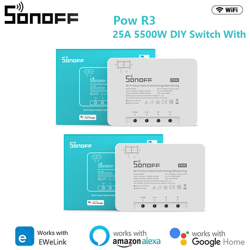 SONOFF POW POWR3/Powr316/POWR3 - Sonoff Basic Switch reseña y precio