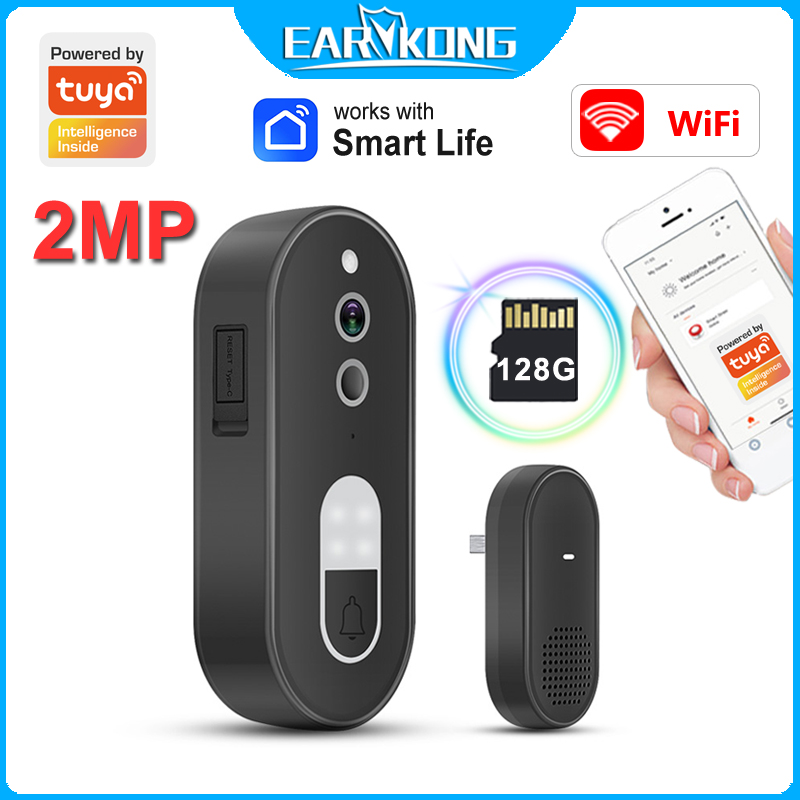 Videoportero WiFi Compatible c - Smart Doorbell Wired reseña y precio