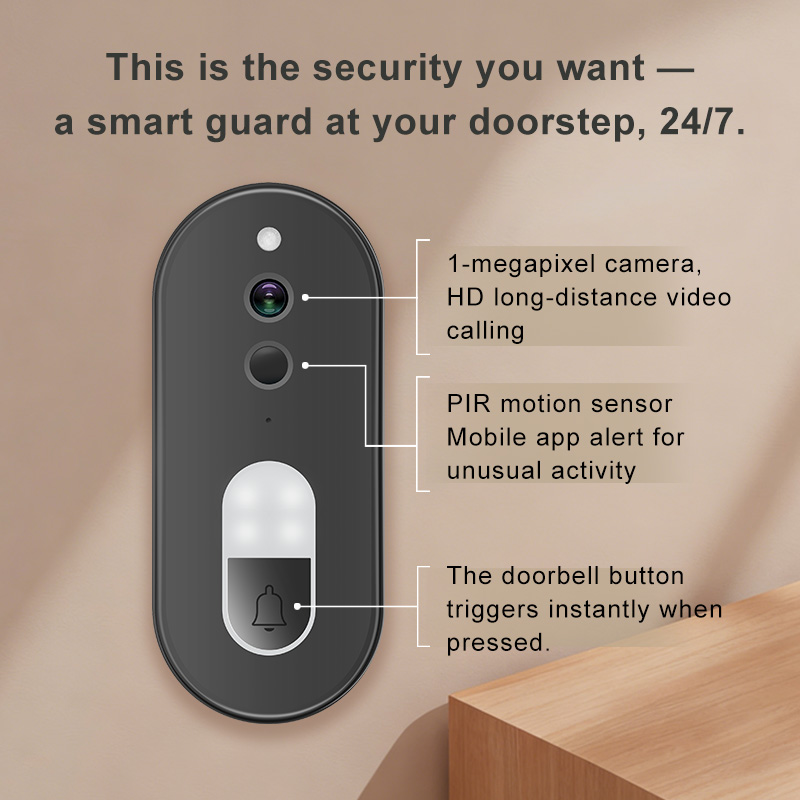 Videoportero WiFi Compatible c - Smart Doorbell Wired reseña y precio