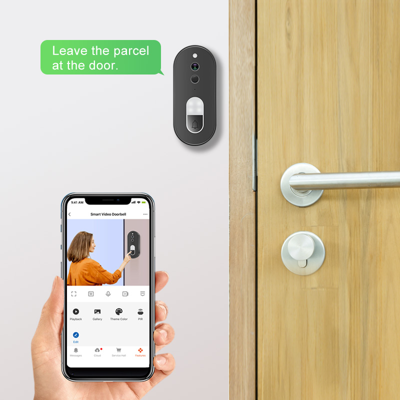 Videoportero WiFi Compatible c - Smart Doorbell Wired reseña y precio