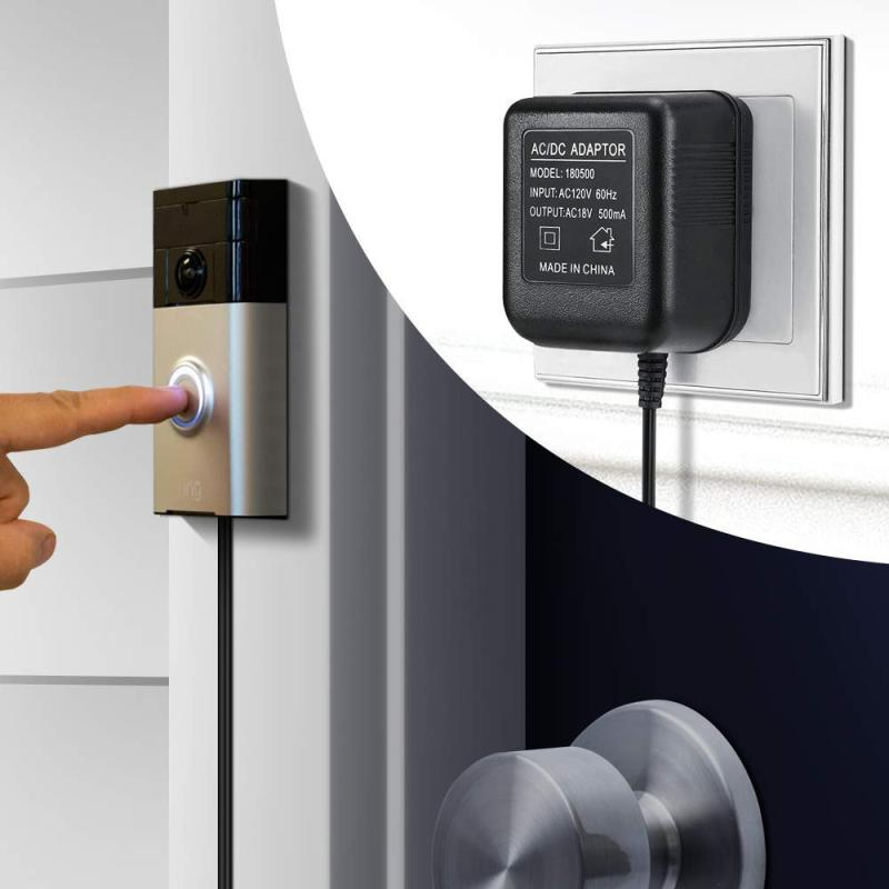 Cargador transformador de CA d - Smart Doorbell Wired reseña y precio