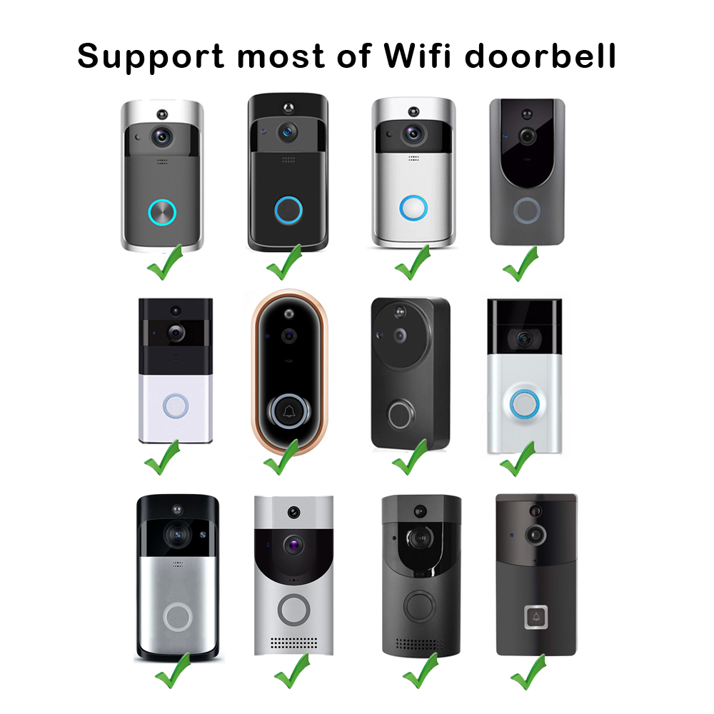 Cargador transformador de CA d - Smart Doorbell Wired reseña y precio