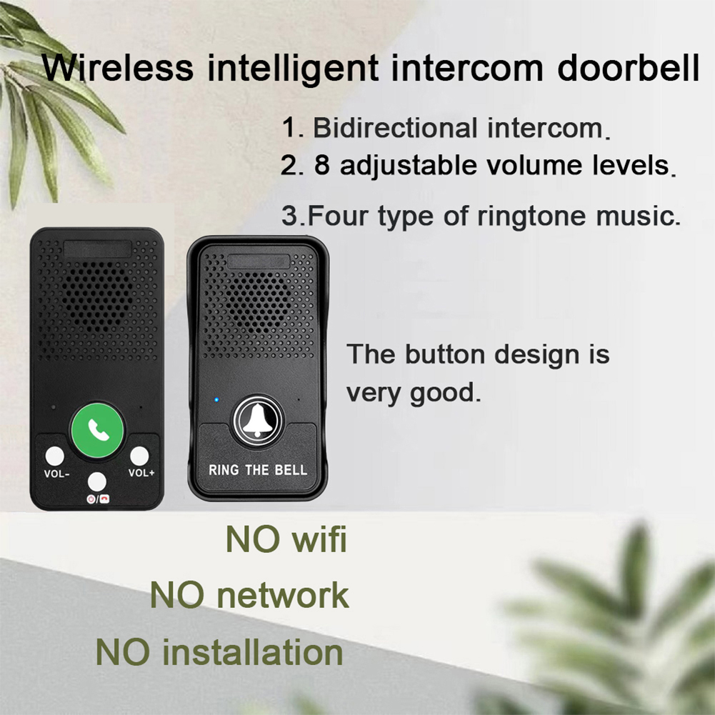Timbre inalámbrico con batería - Smart Doorbell Wired reseña y precio