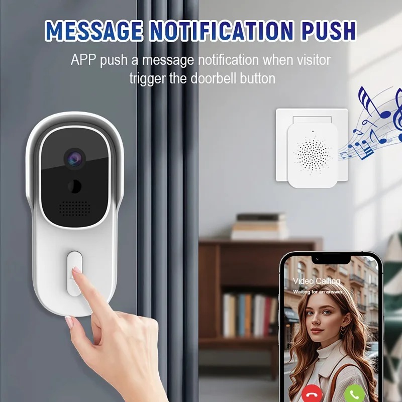 Videoportero con Audio WiFi y  - Smart Doorbell Wired reseña y precio